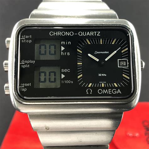 omega seamaster chrono quartz watch 1970s|Omega Seamaster chrono quartz.